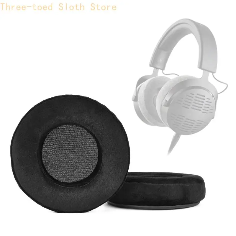 105 mm Velours-Ohrpolster für DT770Pro DT880Pro DT990 Headsets. Ohrpolster für Upkeeps E74A – Detail 10