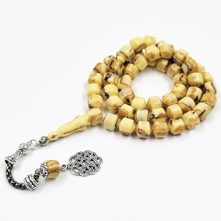 Tasbih yellow Baklat Muslim man prayer bead 33 51 99 100 beads islamic fashion bracelet  Arabian Jewelry Misbaha