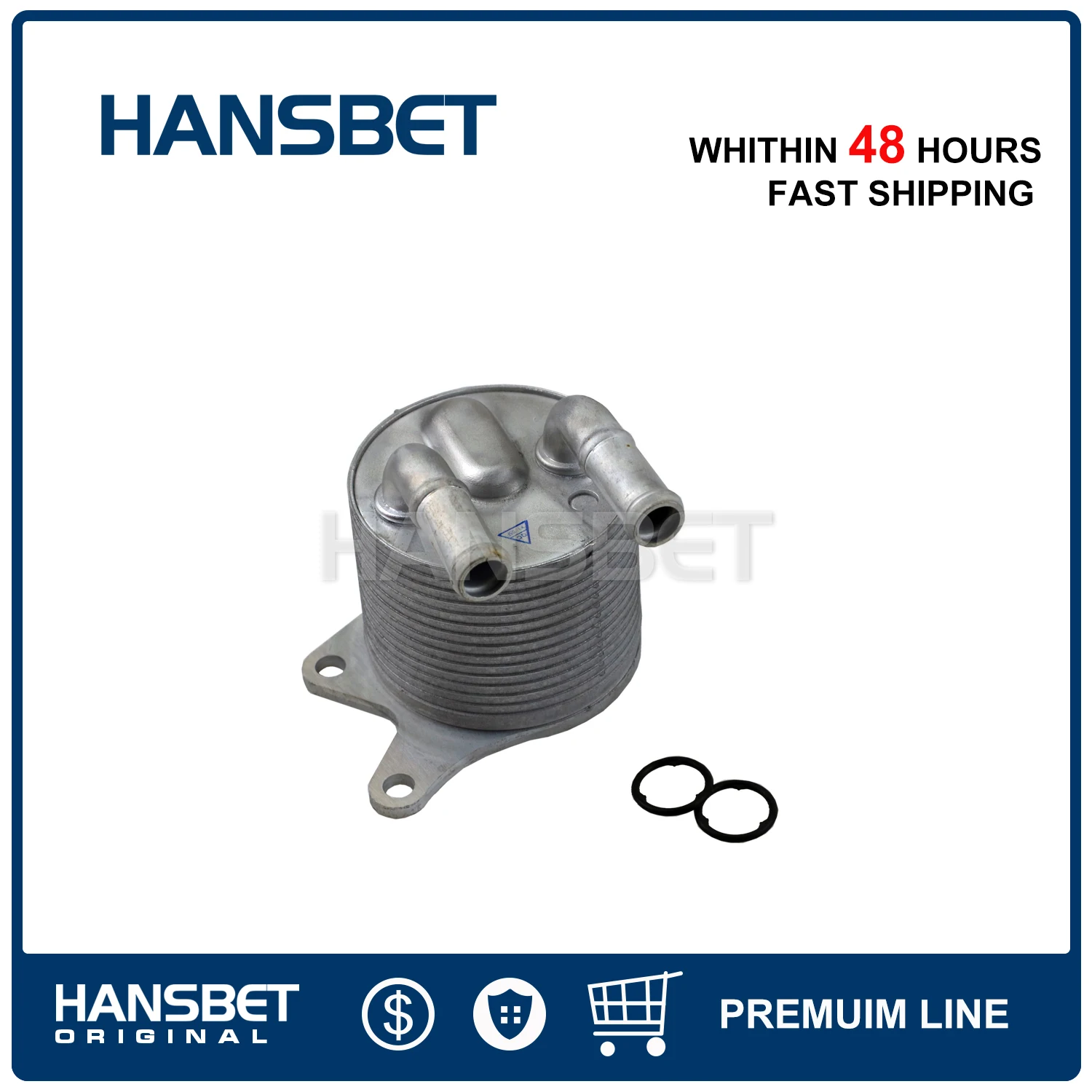 Transmission Oil Cooler w/ Gaskets 24148699905 for BMW X1 (F48) 2.0 2015-2022 2 Series F45 Drive20d sDrive18d xDrive18d HANSBET