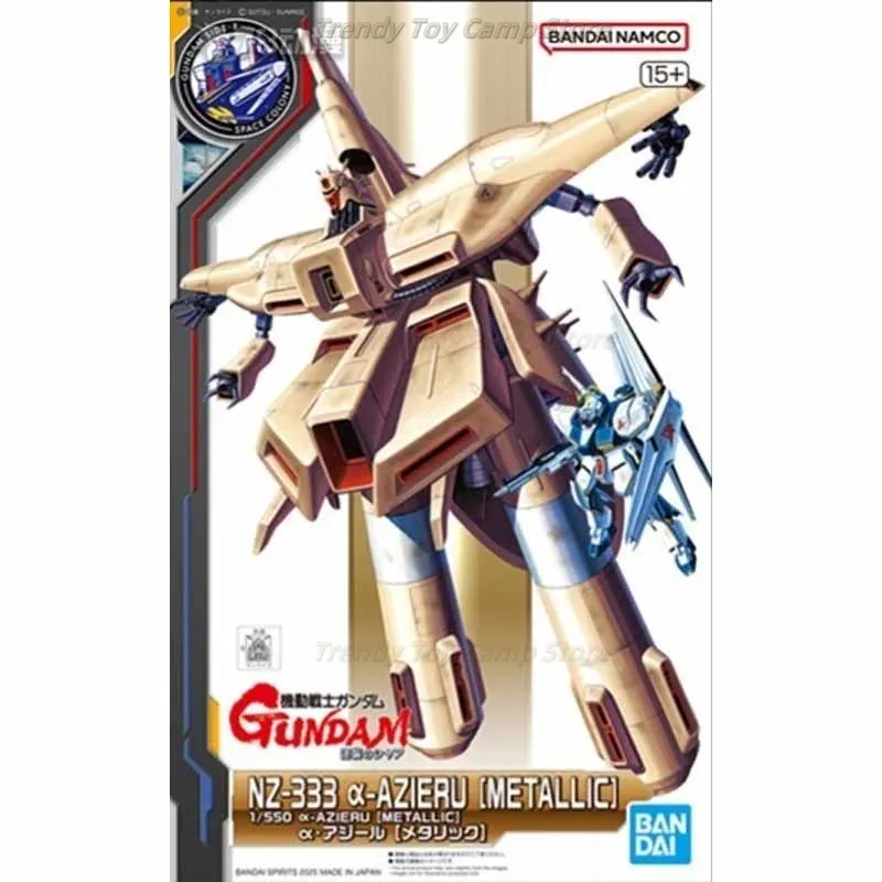 【Na Stanie】Oryginalny Model Bandai Mobile Suit Α·AZIERU Figurka Akcji Model do Składania Zabawka Prezent dla Chłopca Kolekcjonerski