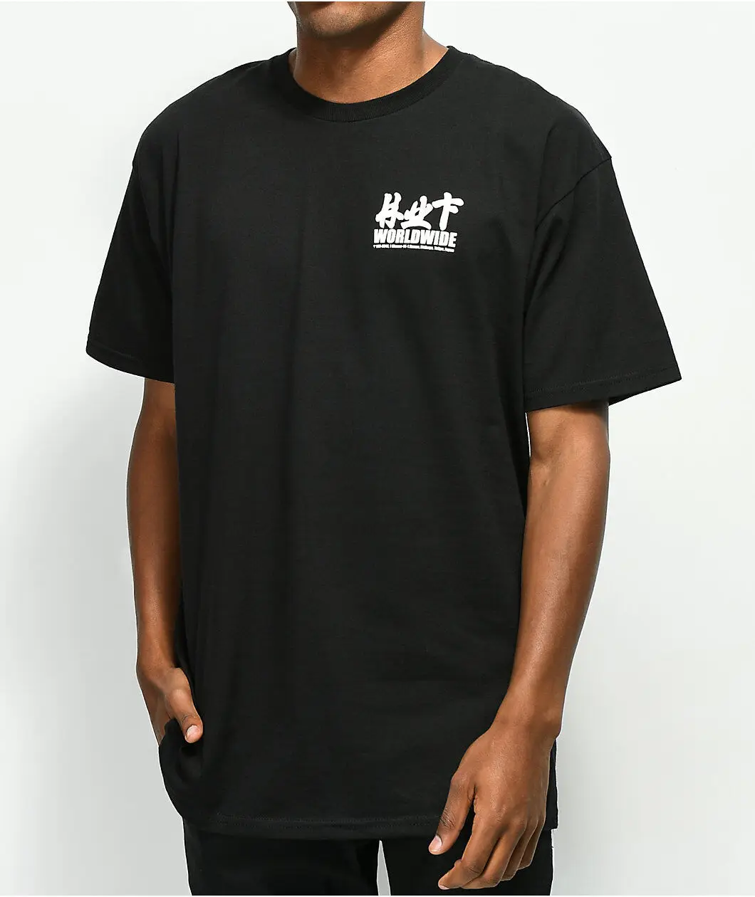 huf's-t-shirt-preta-masculina-stick-n-poke-preto-pequeno-ultimo-a-esquerda