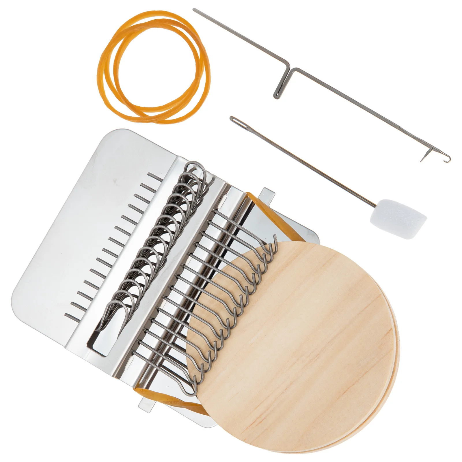 

1 set 1 Set Mini Kit Small Weaving Loom For Diy Wood Craft Mending Jeans Clothes Weaving Tool Tapestry Knitting Hand Loom