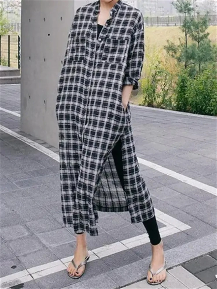 Mùa Hè Mới Áo Đầm 2021 Áo Đầm Kẻ Sọc Nữ Vintage Đầm Maxi Đảng Oversize Đi Biển Nữ Áo Khoác Sang Trọng Hứa