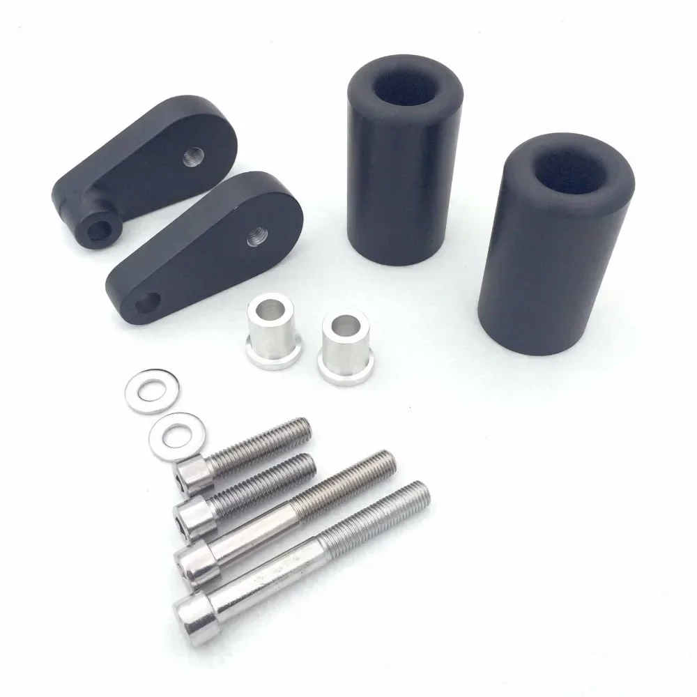 

Motorcycle No Cut Frame Slider Crash Protector for Kawasaki 2004-2005 ZX10R ZX-10R Black