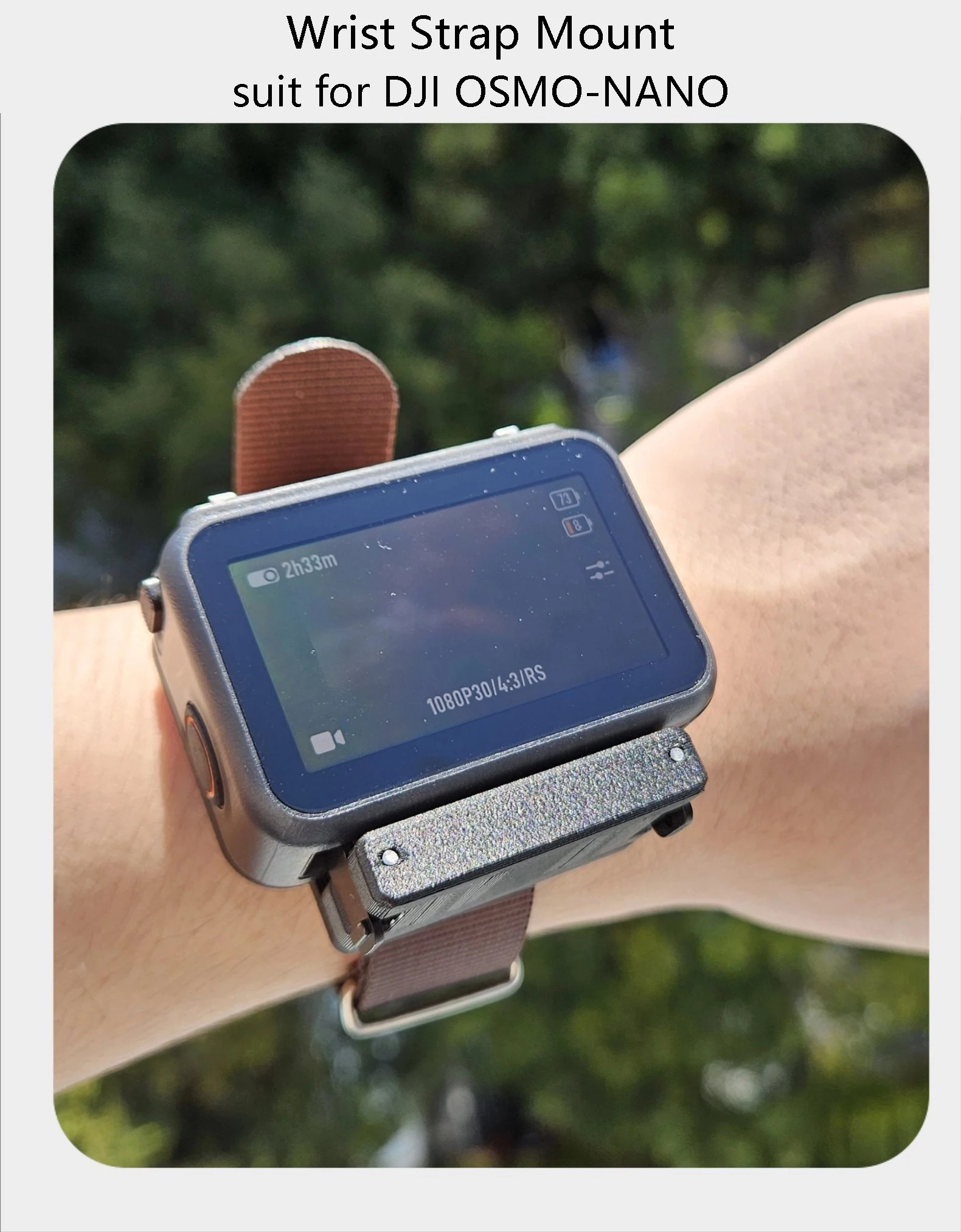 Wrist strap mounts OsmoNano Image Transmission Watch brackets multi-angle orientation and portrait rotation Wristband Stand