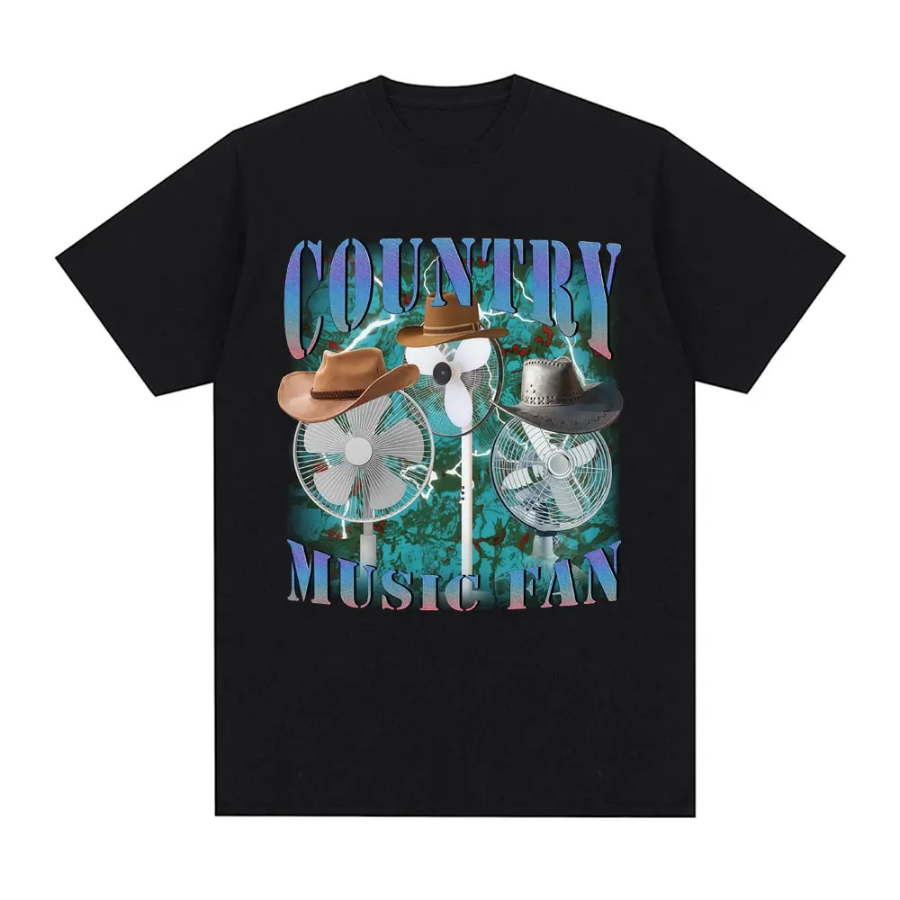 

Country Music Fans Fun and Pattern T-shirt 2026 Summer Men's Women's Leisure Luxury Fashion Harajuku Cotton Oversized T-shirt