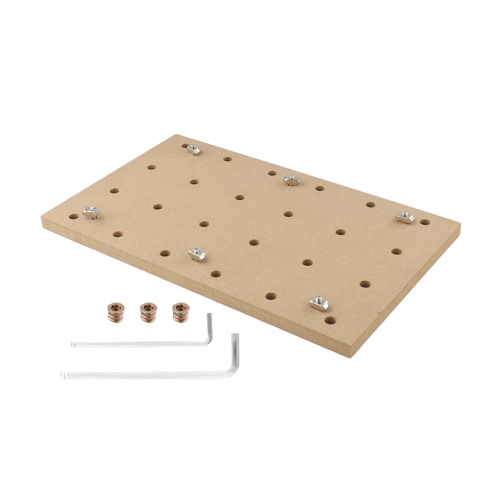 Flexible Configuration Clear Engraving Material Positioning 300 x 180 x 12mm MDF Density Board for 3018 Router