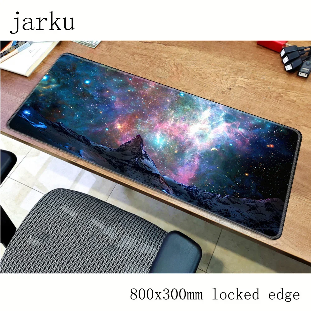 الفضاء الخيال العلمي الوسادة ماوس نجوم ألعاب الكمبيوتر ماوس الوسادة 800x300X2 مللي متر بادماوس كوكب ماوس مريح أداة مكتب الحصير #4