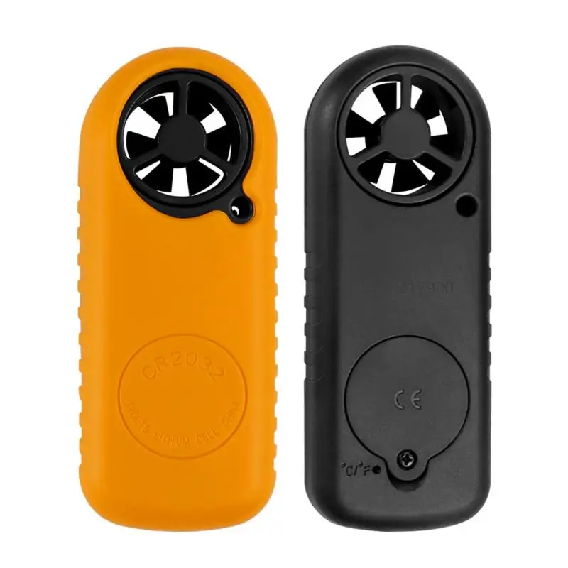 La scala della velocità del vento dell'aria misura accuratamente la velocità e la temperatura del vento Anemometro digitale Anemometro intelligente tascabile