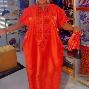 Trang phục truyền thống của châu Phi dành cho phụ nữ, dashiki, quần áo ankara, áo choàng abayas, muslim kaftan, váy maxi dài, quần áo, 2022, dashiki 8 Bộ trang phục châu Phi bán hàng chính cho phụ nữ - №4