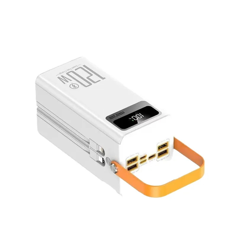 2025 جديد PD120W مصدر طاقة متنقل للتخييم في الهواء الطلق 160,000 مللي أمبير سعة كبيرة شحن سريع بنك شحن #6