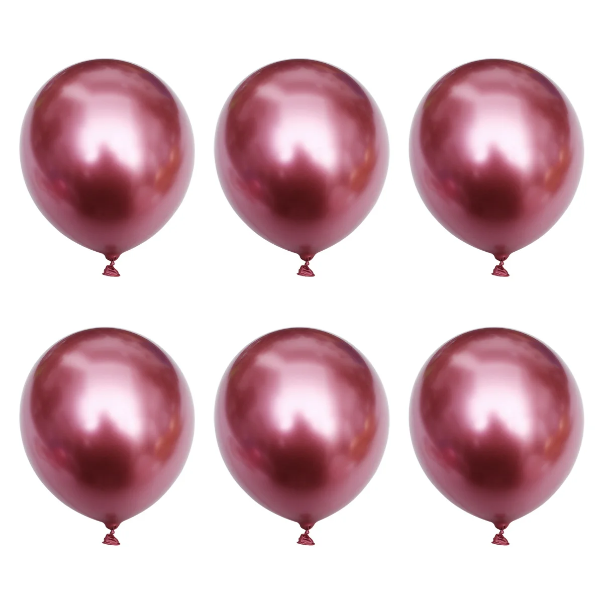 

50 Pcs Rose Gold Balloons Metallic Party Decoration Birthday Extra Large Shine Golden Festive