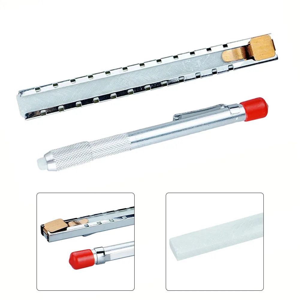 Marker Tool White Slate Pencil Soapstone Marker Holder Engineering Marking Tool Talc Pen For Outstanding Detail Appearance