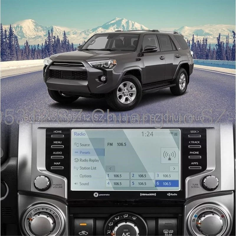 

Tempered Glass Screen Protector Film For Toyota 4Runner 2020 2021 2022 2023 8 Inch Navigation Touch Auto Interior Accessories