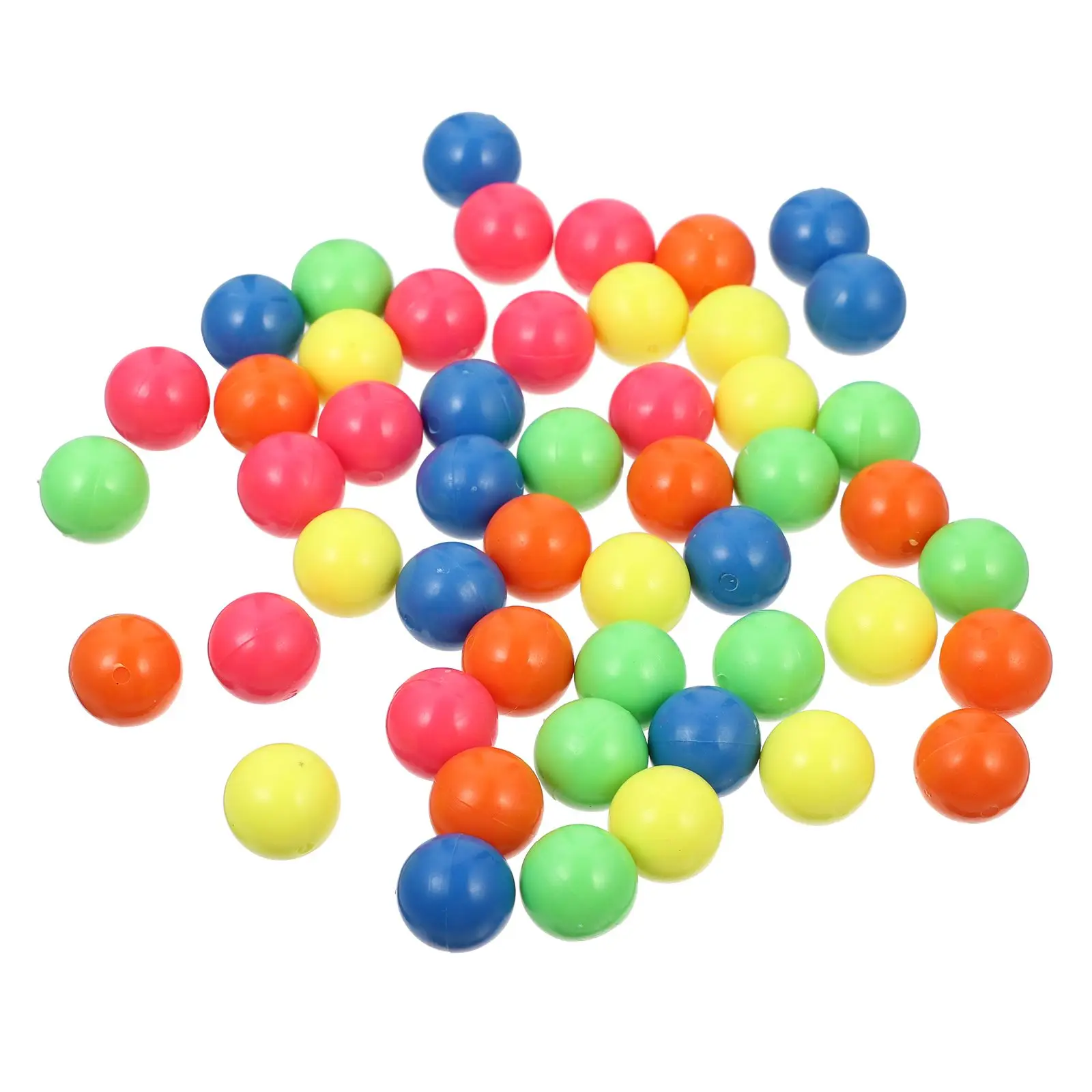 

50 Pcs Plastic Balls Thickened Small Size Colorful Solid Montessori Toys Counting Probability Learning Math Teaching Balls
