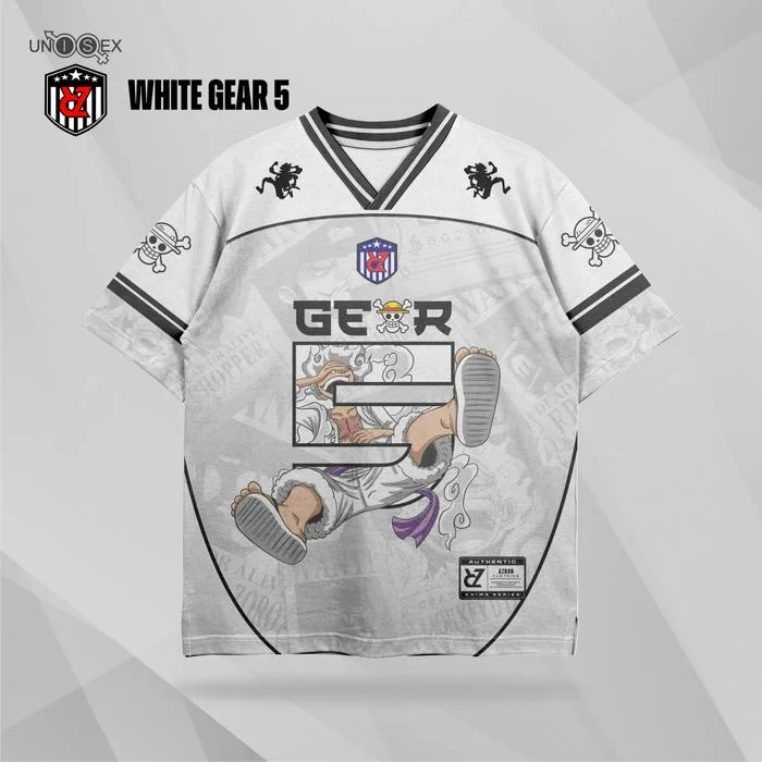 Uma peça macaco d. Luffy 5 camisa y2k estilo coreano kpop beisebol hóquei oversize tshirt moda casual anime unisex topos t