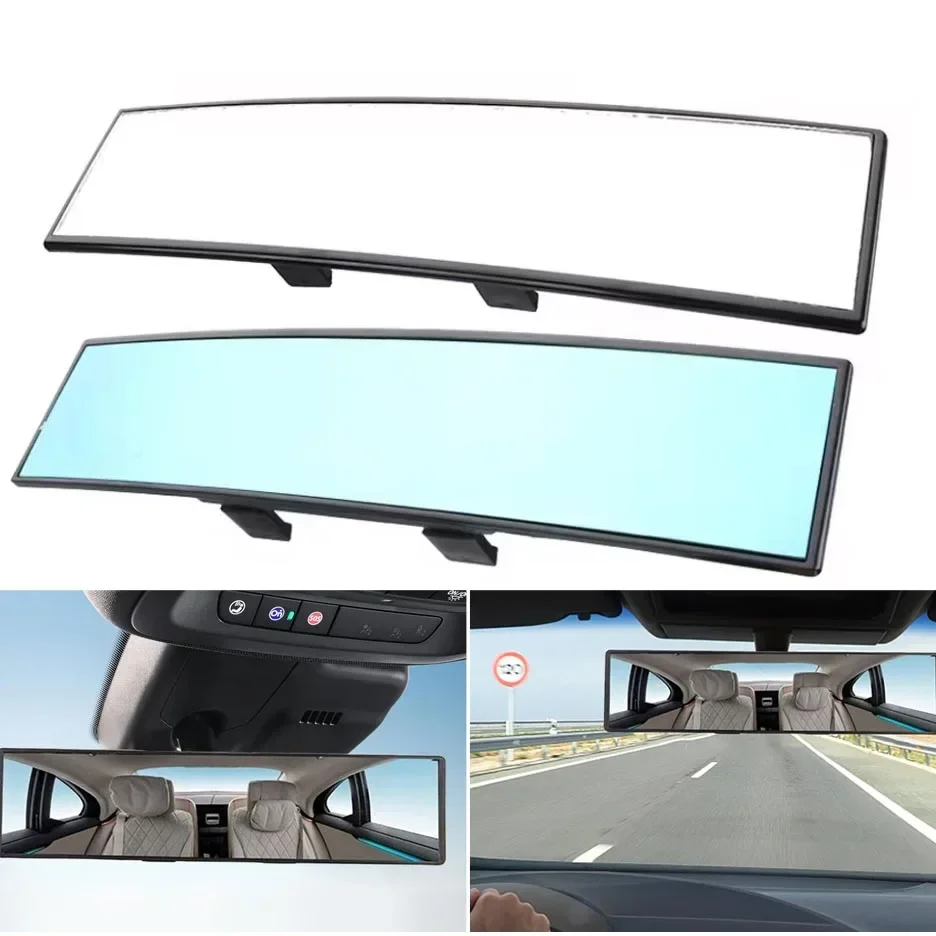 Espejos Retrovisores para Bebés en el Automóvil, Espejo Retrovisor Interior Antideslumbrante, Espejo Retrovisor Convexo de Gran Angular, Monitor Auxiliar Panorámico de Gran Visión
