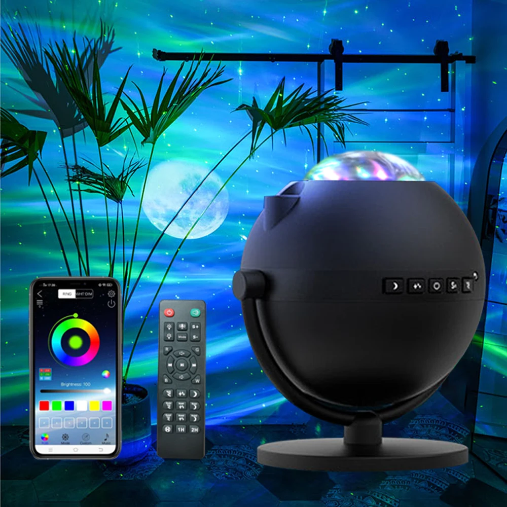 Galaxy Light Projector for Bedroom,Smart Aurora Star Projector with Remote&App Alexa Night Light Projector for Kids Adults Gifts