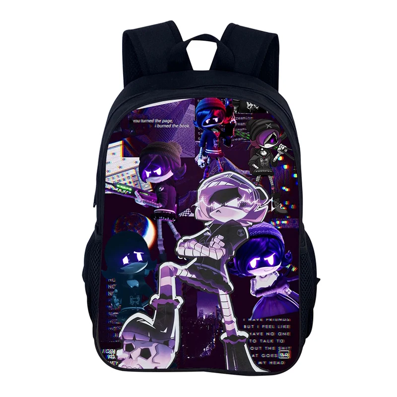 

Murder Drones Backpack Durable Trendy Cartoon Zipper Large Capacity Backpack School Backpack Best Birthday Gift for Boy and Girl