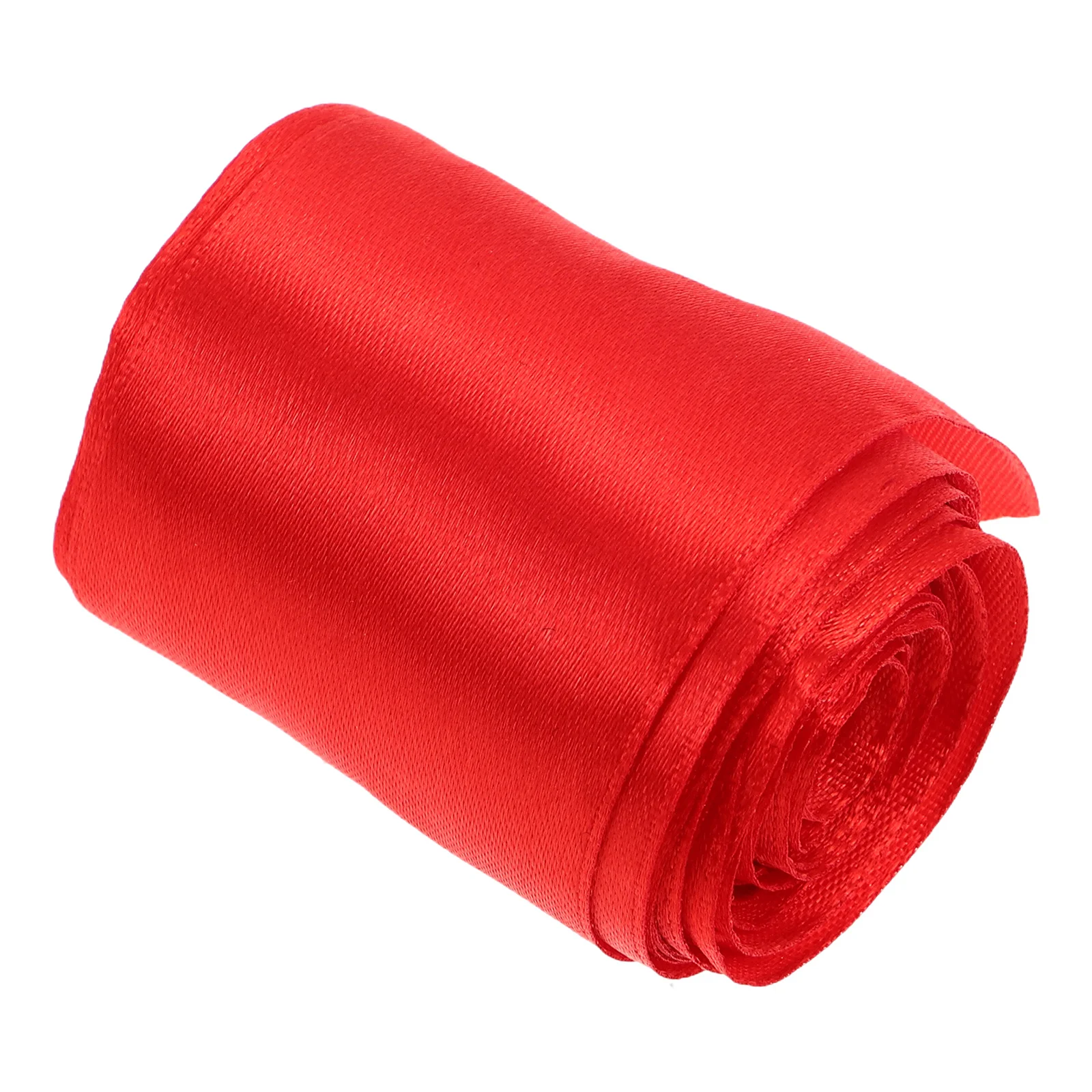 

Red Satin Racing Finish Ribbon Polyester Strap Outdoor Running Race Marathon Athletics Finish Tape Athletic Ribbon