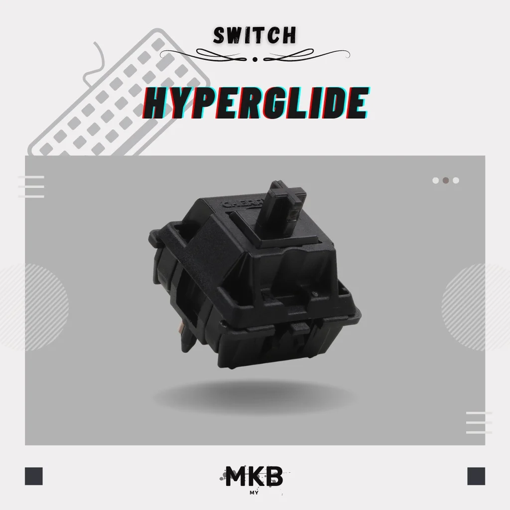 cherry mx hyperglide preto linear switches interruptor para teclado mecanico ou gaming estoque pronto 01