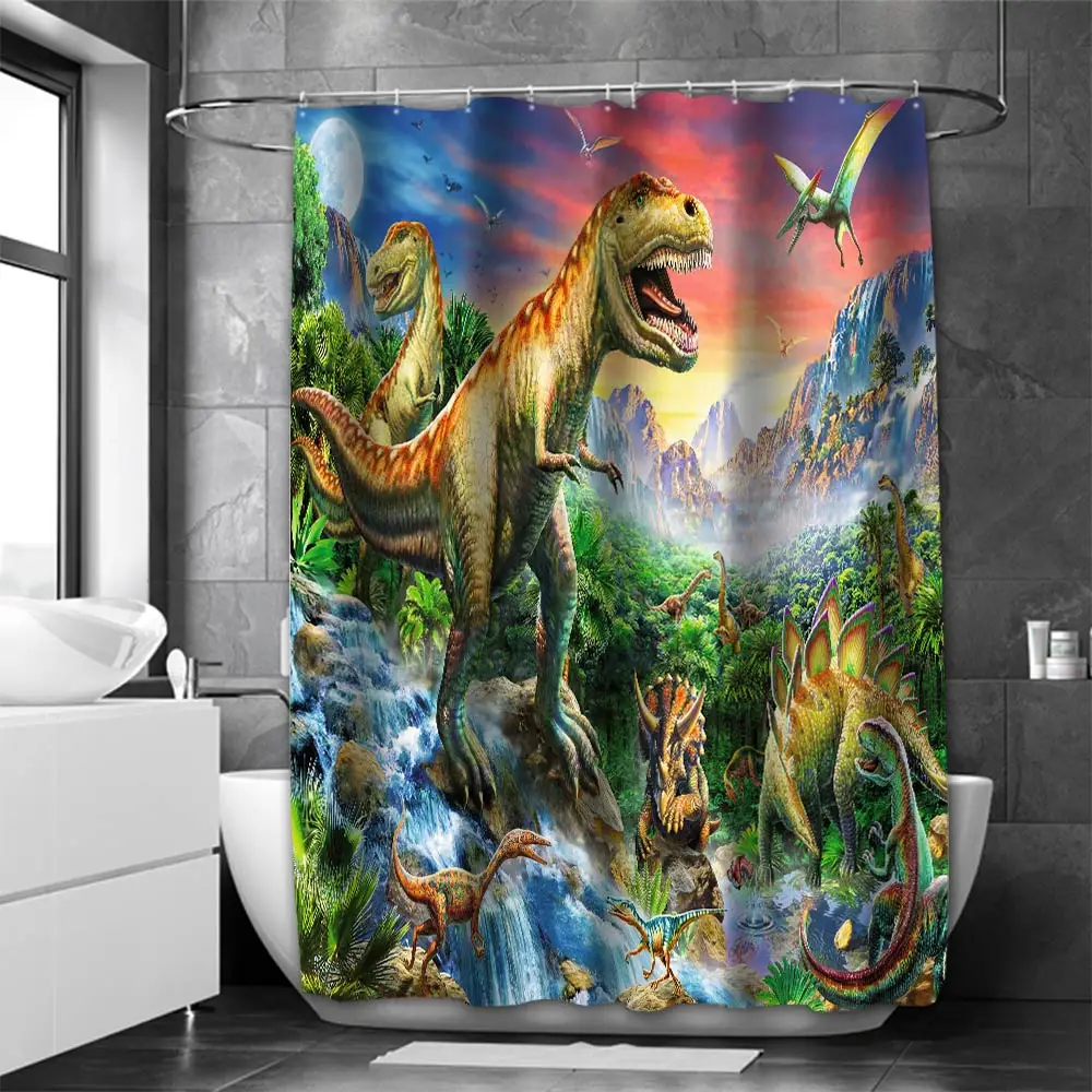 

Scenic Waterfall Bathing Curtain Bathroom Shower Curtain Waterproof With 12 Hooks Home Deco Free Ship