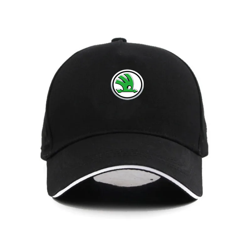 For Skoda Octavia Superb RAPID FABIA KAMIQ  Car Fashion Casual Adjustable Baseball Caps Summer Unisex. Outdoor Sport Trucker Cap