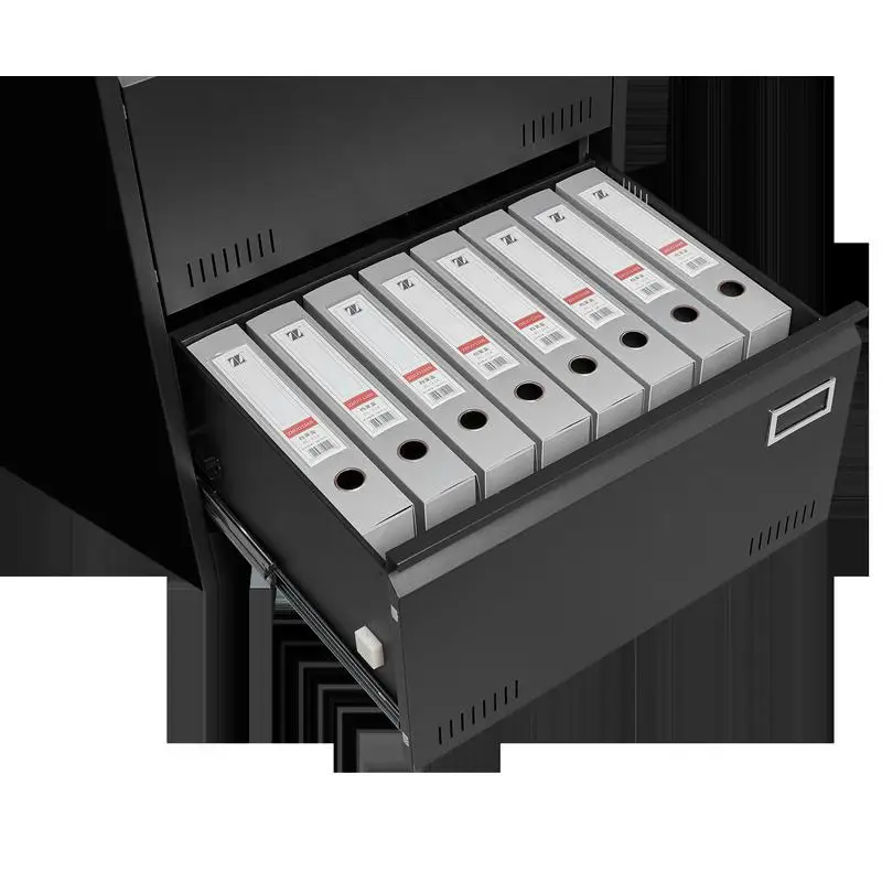 خزانة ملفات جانبية معدنية ذات درجين مع قفل للمنزل والمكتب، ملف عمودي للقانون/الحرف/A4، ملف معدني قابل للقفل #6