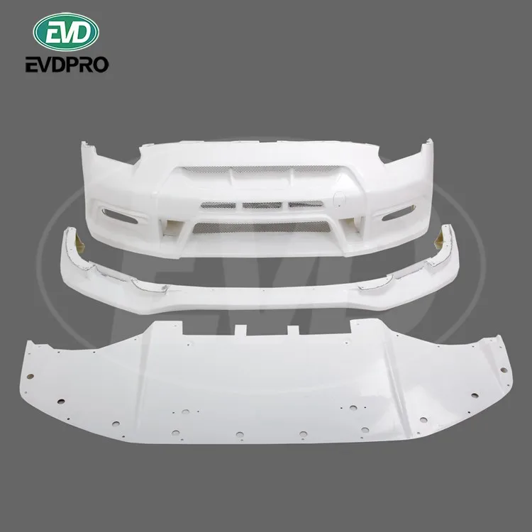 

FOR 2008-2016 NISSAN GTR R35 VARI WIDE STYLE GLASS FIBER FRONT BUMPER (WITHOUT LED LIGHT)