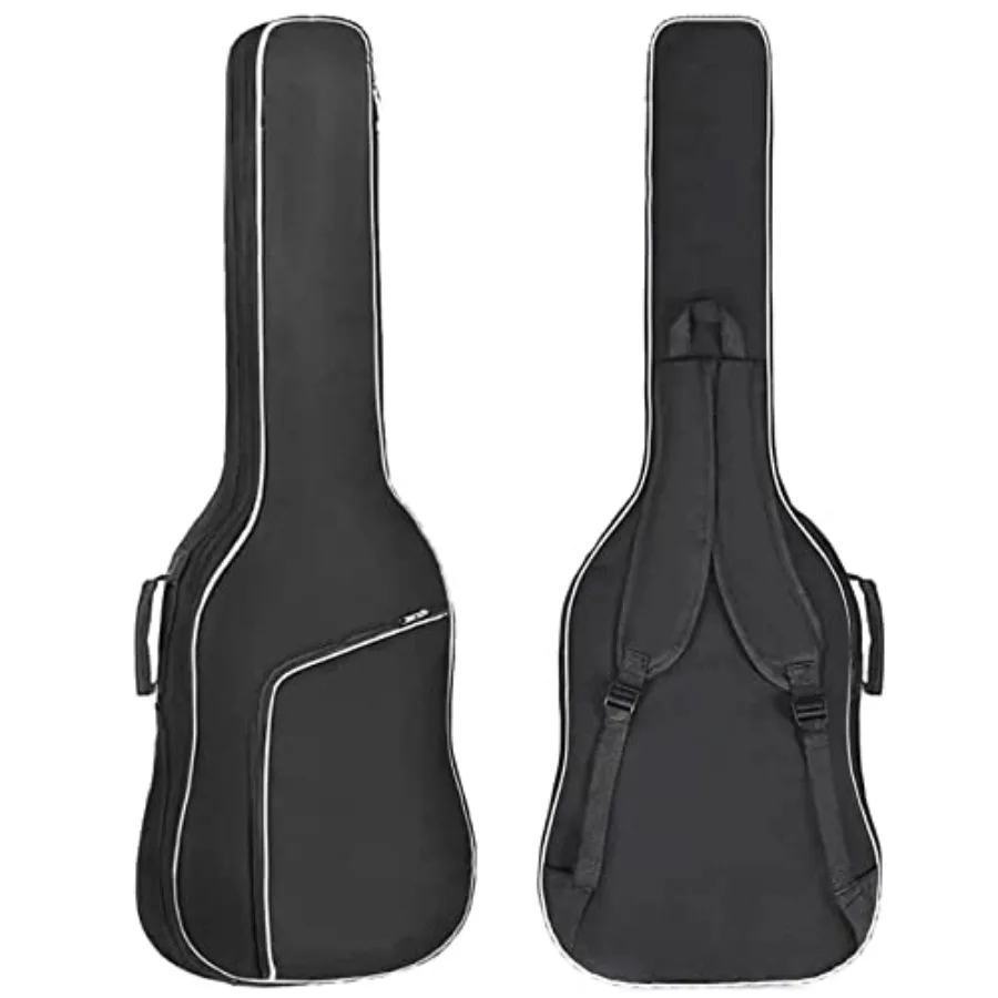 

GIGKOUKI 39 inch Electric Guitar Bag Gig Bag 8mm Padding Backpack Padded Soft Guitar Case Black with Back Hanger Loop and Neck