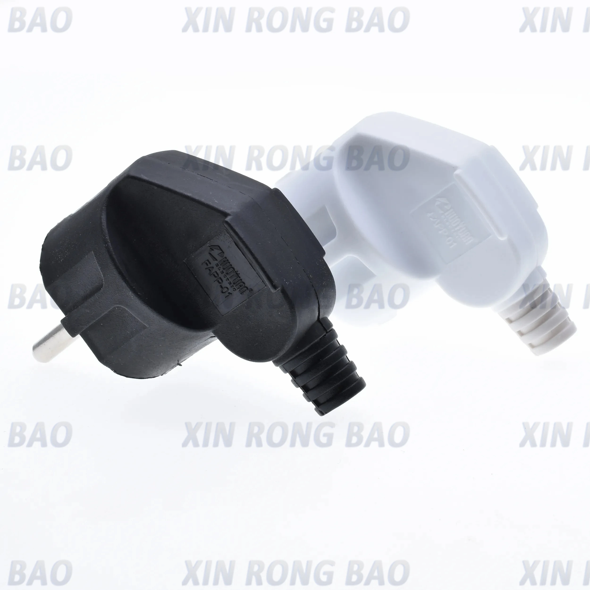 EU AC Power Adapter Socket 16A 250V Connector Cable Electrical Plug White Black korean Male Converter Adaptor Detachable Plug