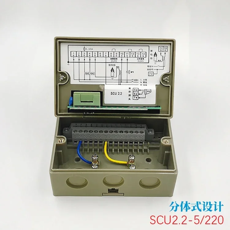 Controlador de ignição SCU2.2-5/220 Controlador de programa de queimador original para IES258: K