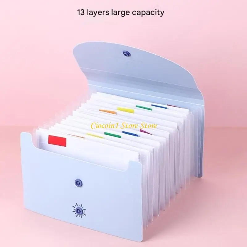 

A3PC 13 карманов расширяемый органайзер для документов водонепроницаемый пластиковый органайзер для квитанций