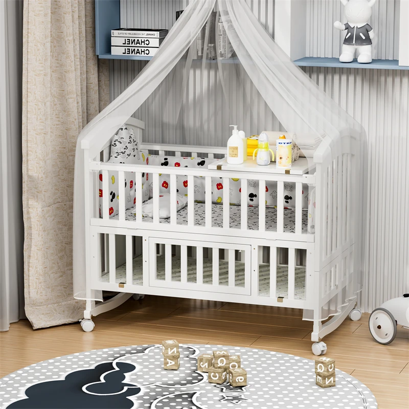 portable crib, adjustable function, easy to use