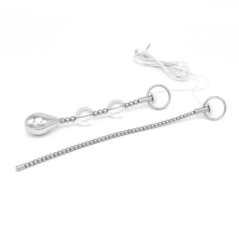 يمزح لعبة الكهربائية الاستمناء الكهربائية البروستاتا الجنس لعب للرجال صدمة كهربائية قسطرة الإحليل موسع لعبة استثارة القضيب