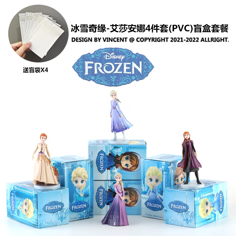 Disney Frozen Elsa Anna olaf Blind Box Regali per bambole Modello giocattolo Figure anime Colleziona ornamenti