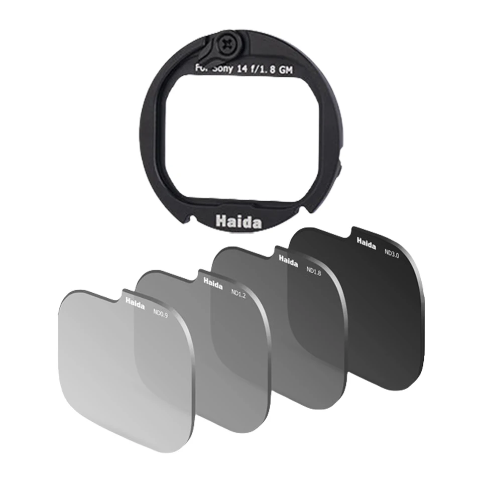 Haida Rear Lens ND Filter Kit (ND0.9+1.2+1.8+3.0) for Sony 14mm f/1.8 GM Lens with Adapter Ring