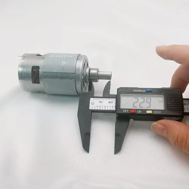 21V 775 Electric Blower Motor with Shaft for Hair Dryer, 755 DC Motor - High Speed Power Tool Spare Parts view 6