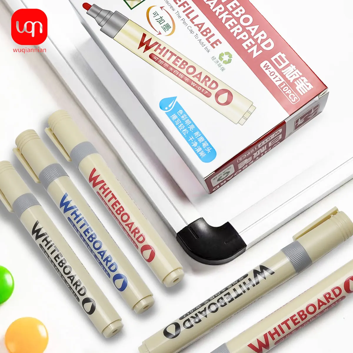 Inkable Whiteboard Pen, Erasable Floating Pen, Easy To Wipe, Practical Teaching Whiteboard Pen, Student Marker Pen