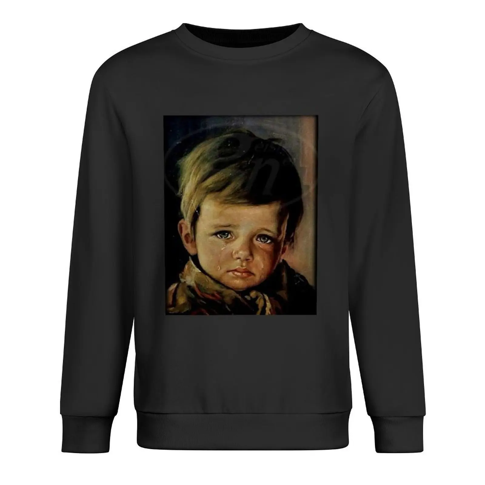 

The crying boy cursed painting Pullover men's coat men's autumn clothes mens clothes korean clothes new in sweatshirts