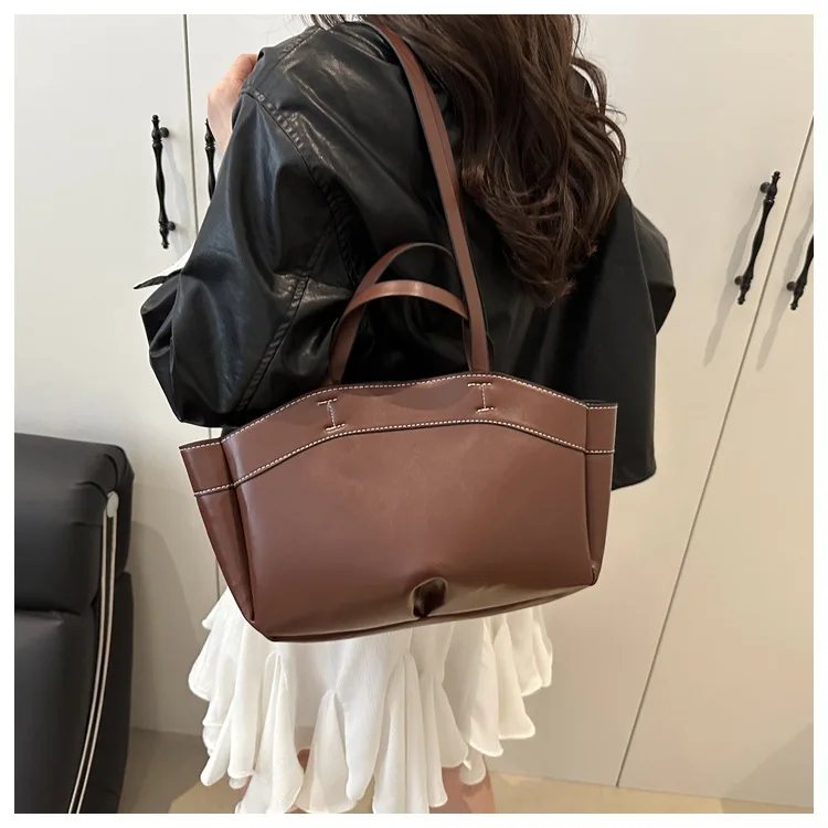 1 Stück Spezialtasche für Damen, große Kapazität, modische Joker-Umhängetasche, neue tragbare Handtasche für Pendler. – Detail 36