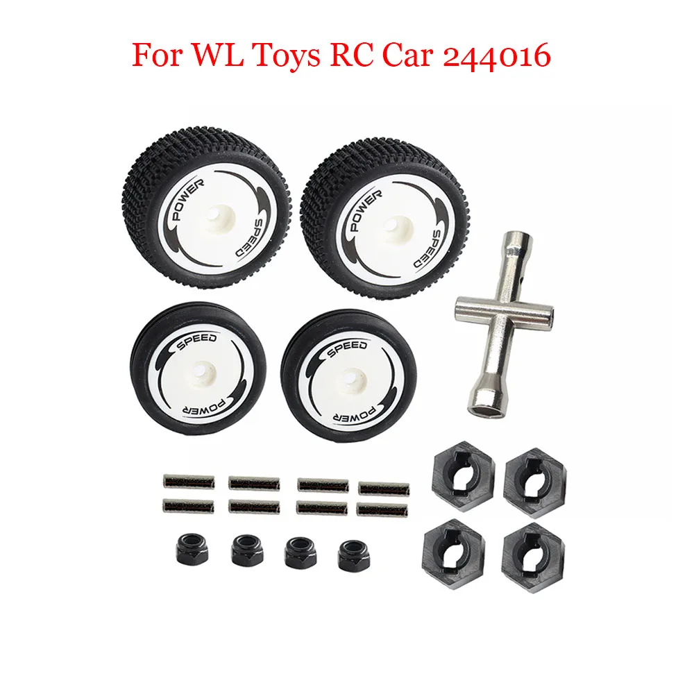 

Front And Rear Tire Set for Wltoys RC Car 244016 High Quality Tyre RC Car Upgrade Spart Parts Toy Accessories