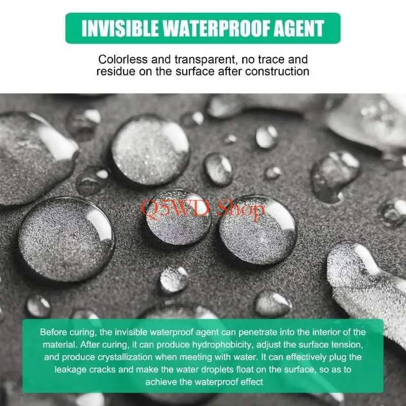 Q5WD Sealant Emulsion Sealant Waterproof Invisible Waterproof Agent for Bathrooms