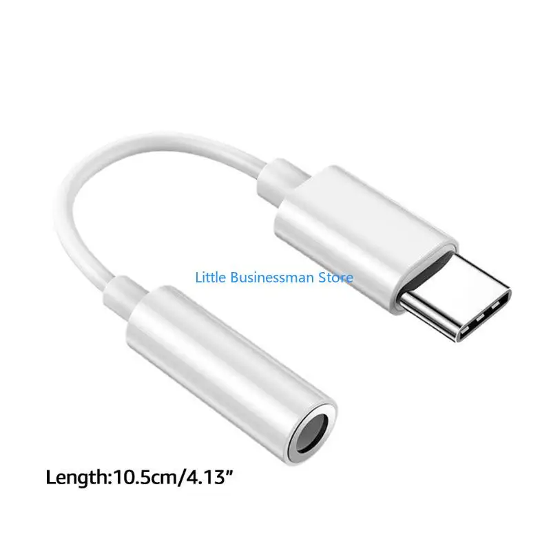 Typ-C auf 3,5 mm Aux-Adapterkabel, unterstützt Sprachanrufe ohne Verzögerung, Audio-Konverterkabel, Digtal-Produktzubehör M76A – Detail 6