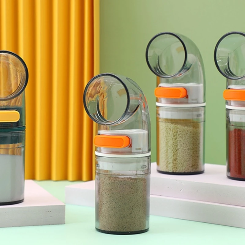 Quantitative Control Salt Bottle Salt Seasoning Bottle Household Kitchen Seasoning Bottle Plastic Salt Dispenser