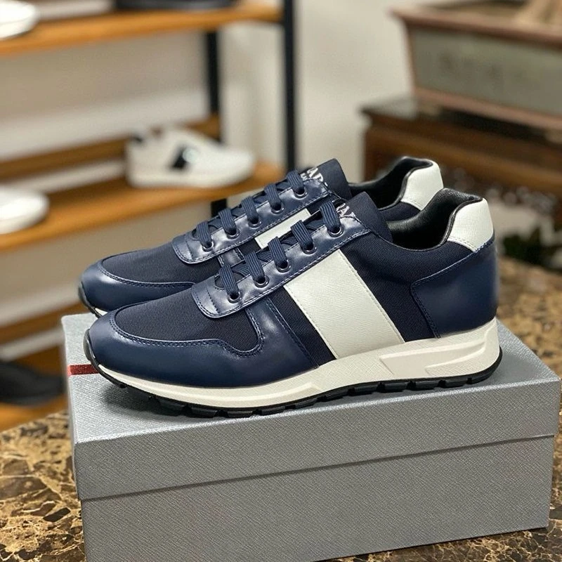 

2025 New Men's Genuine Leather Breathable Mesh Color Block Retro-style Stylish Versatile Trendy Casual Sports Shoes