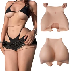 Artificial Silicone Fake Buttocks Enhancer Panties for Women High Waisted 2cm Butt and 3cm Hips Padded Thickness Shapewear