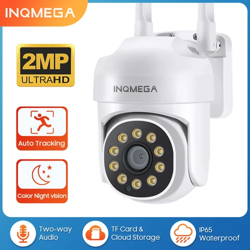 Imagen 1 del producto Cámara de seguridad IP Ycc365 Plus para exteriores, dispositivo de vigilancia CCTV con seguimiento automático, IA, detección humana, WIFI, 1080P
