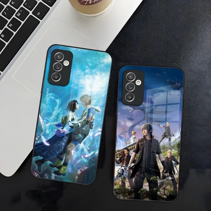 Final Fantasy Xv Ffxv Phone Case For Samsung S30 S21 S20 S23 S22 Fe S10 E S9 Note 20 10 Pro Ultra Plus 5G Glass