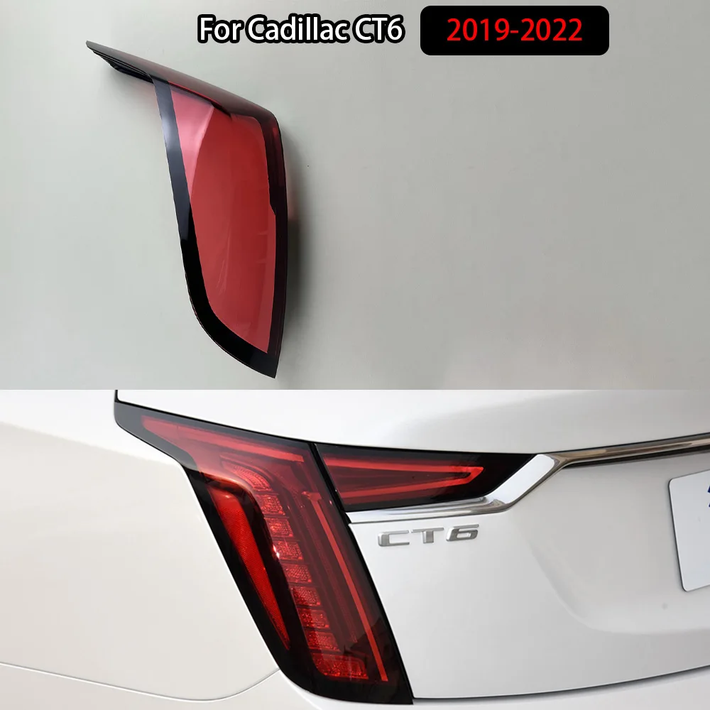 

For Cadillac CT6 2019-2022 Rear Taillamp Cover Transparent Lampshade Taillight Shell Lamp Shade Plexiglass